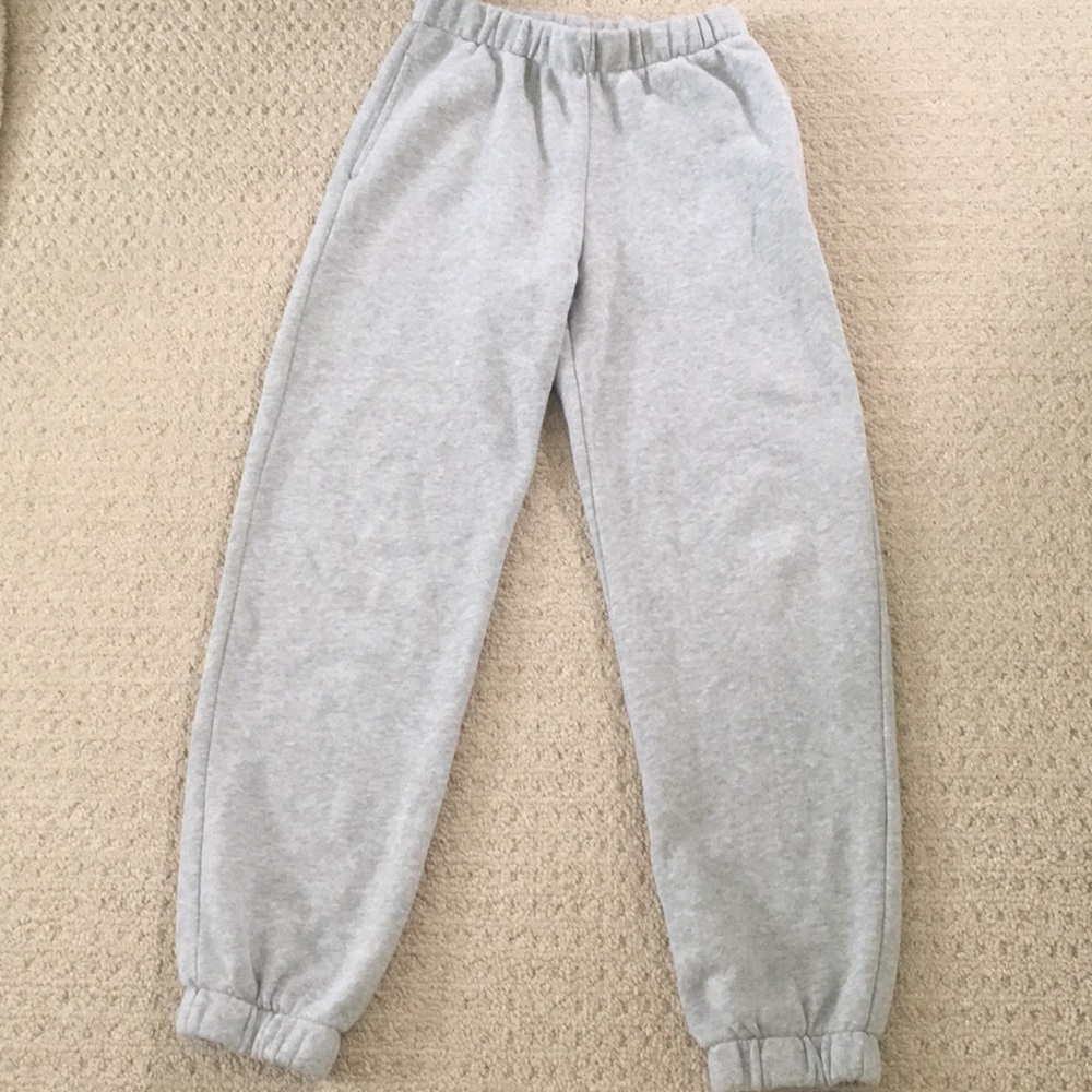 Grey Rosa brandy Melville sweatpants